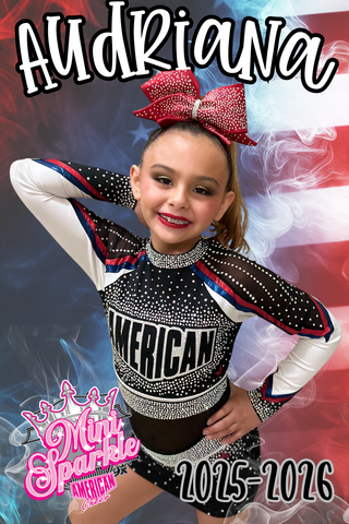 American Cheer Spirit Banner 2'x3'