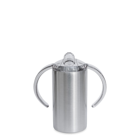 12oz. Stainless Steel Straight Sippy Cup